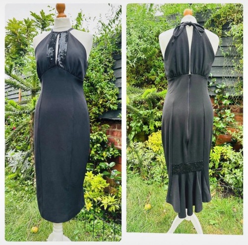 Vintage 80s black sequin - 80s,