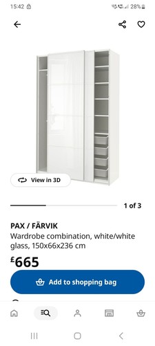 Ikea pax wardrobe - pax, wardrobe,
