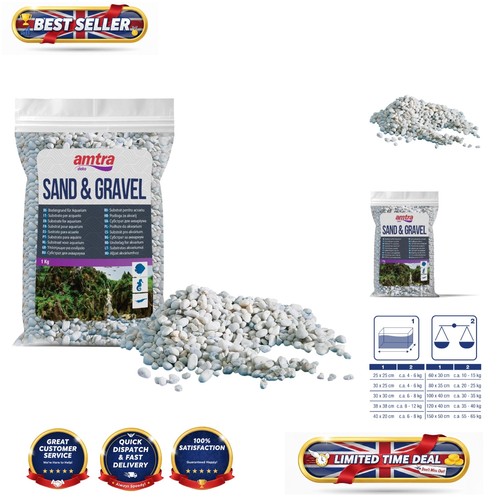 1kg natural coarse aquarium - 1kg,