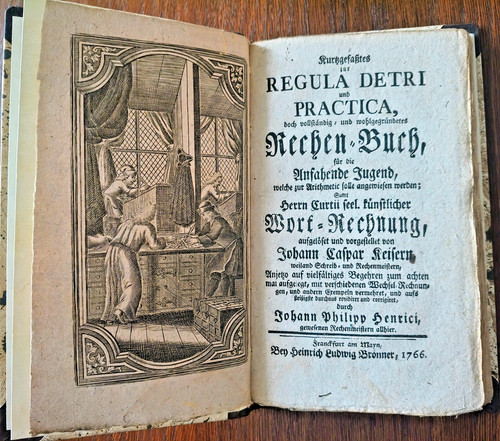 Keiser arithmetic book 1766