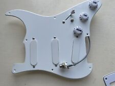 Gilmour Strat SSS 1-ply White 7-Way Fully Loaded ALNicoV  P/guard,  500k V/Pots