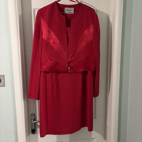 Stunning red vintage dress - red, &