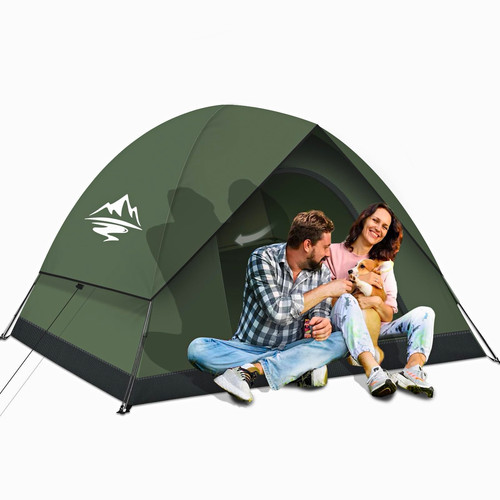 Purebox green black dome tent - green/black,
