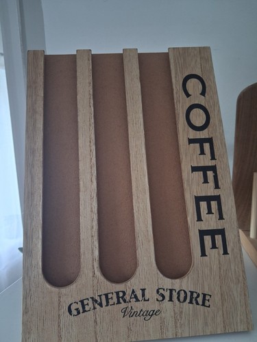 Coffee pod wooden capsule - pod,