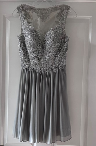 Sherri hill grey - hill, silver