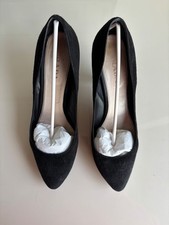 Prada Black Suede Shoes Size 38.5