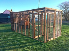 Cat Run With Sleeping Box And