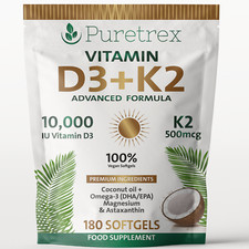 Vitamin D3 10,000 IU + K2