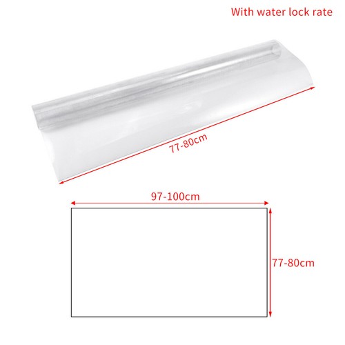 Clear pvc table protector 2mm - clear,