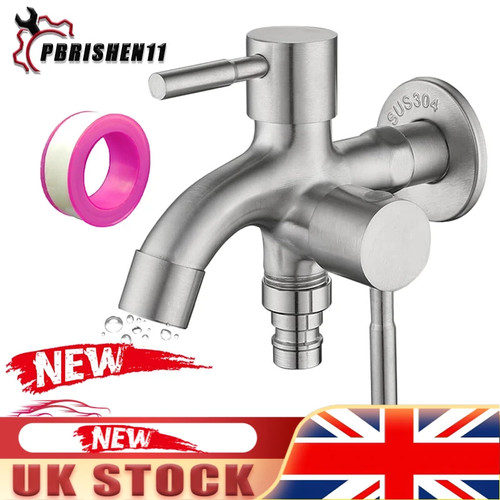 Double outlet garden tap - double,