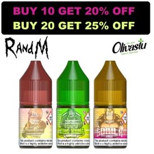 RandM Tornado 7000 10ml Nic Salts by Fumot E-Liquid Vape Juice R and M Bottle