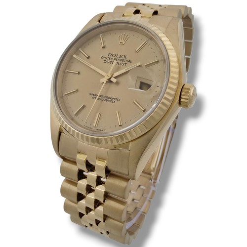 Rolex datejust 16018 18k - rolex,