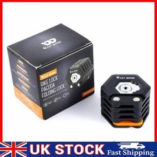 Klyra Titanguard Pro Bike Lock Combo,5mm Alloy Steel+Copper Cylinder-Titan Guard