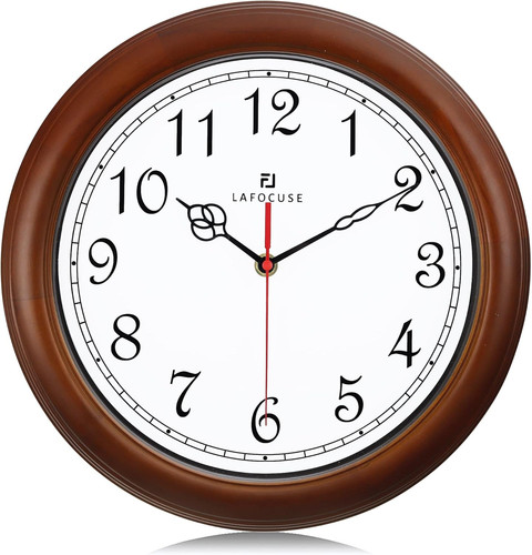 Inch solid wood wall clock - inch,