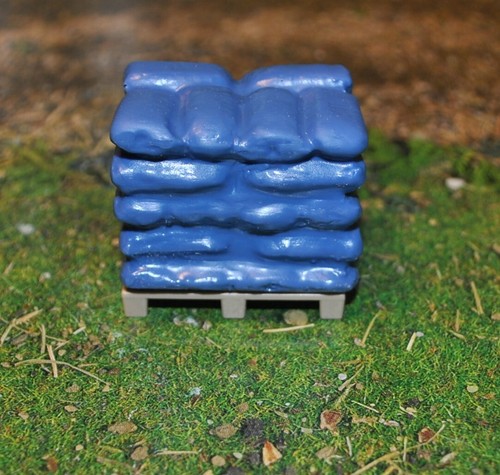 Blue resin pallet - blue, &