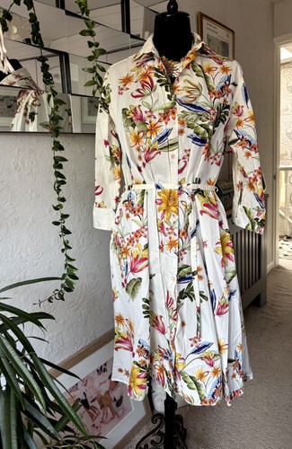 Zara tropical floral cotton - zara,