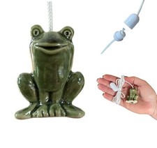 Ceramic Green Frog Bathroom