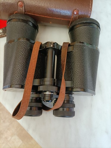 Binoculars with case