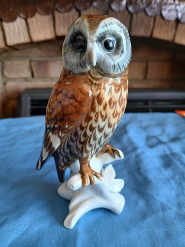 Karl ens porcelain tawny owl - karl,