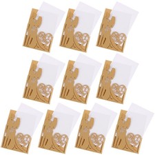  10 Pcs Wedding Invitations Cards Congratulations Invitsitons Invite