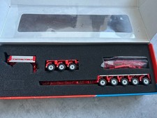Tekno 1:50 Goldhofer 3 bed 5 trailer red for Mammoet