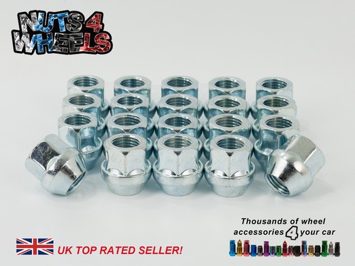 Chrome open wheel nuts - chrome,