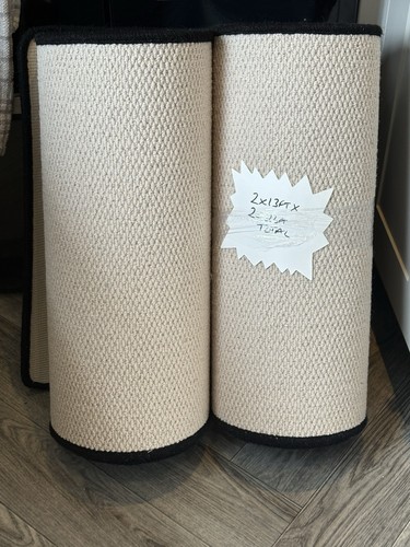 Wool berber stair carpet - wool,