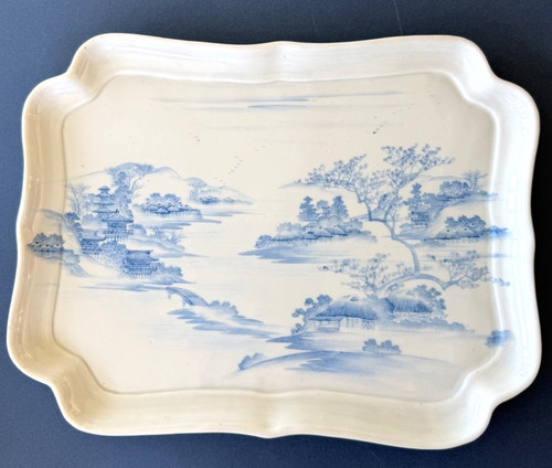 Vintage japanese blue - blue, white