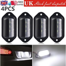 4X LED Number Plate Light Lamp