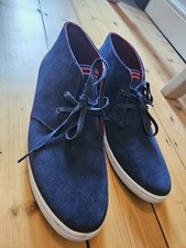 Fred Perry Blue Suede Shoes
