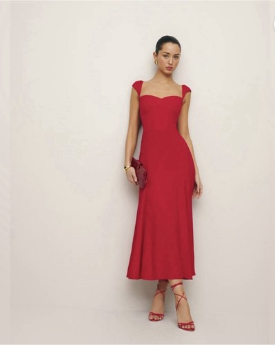 Reformation bryson midi dress - reformation,