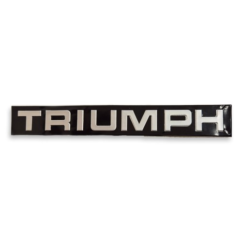 Triumph stag bumper badge - stag, **