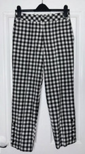 BNWT TOPSHOP GINGHAM TAPERED