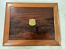 Antique MAHOGANY CASED SET of 12 Silver Plate FISH SERVERS by MAPPIN (767A)