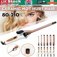 Curling Tongs, Curling Wand 9mm-32mm Hair Curler Barrel Curling for Long Hair UK