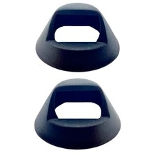 Jaguar - XJ40 - Pair of Headlight Lava Nozzle Covers - Complete Finish