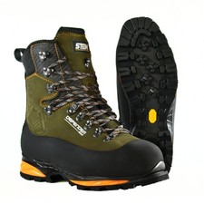 Stein Defender MAX V2 Chainsaw Boots - Olive - UK Size 7-12