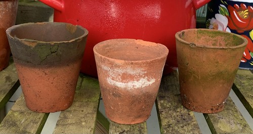 Vintage clay terracotta hand - 3,