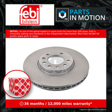 2x Brake Discs Pair Vented