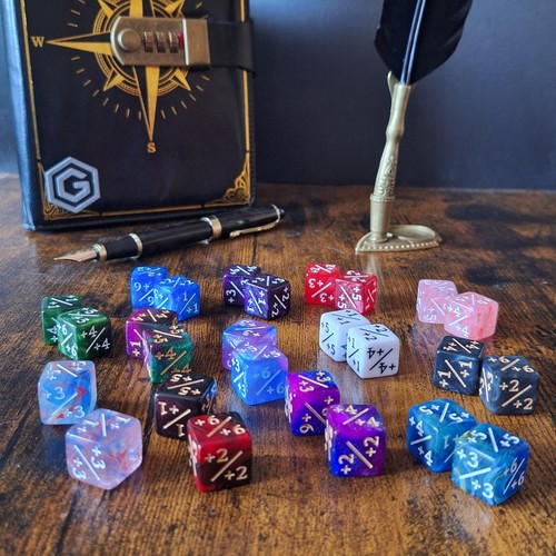 Mtg counter dice 16mm - 16mm, |
