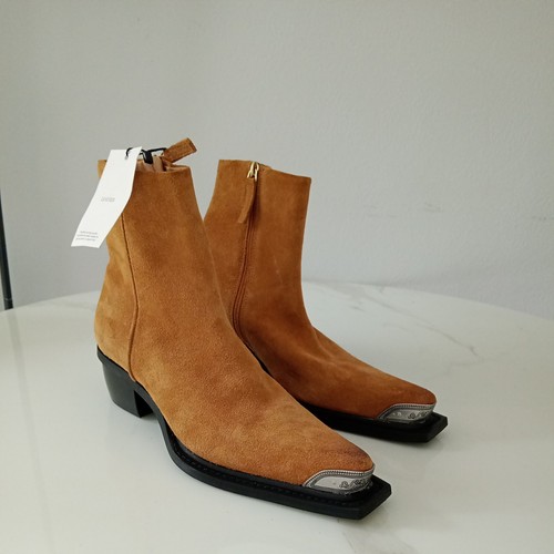 Mango mng tobacco brown suede - mango,