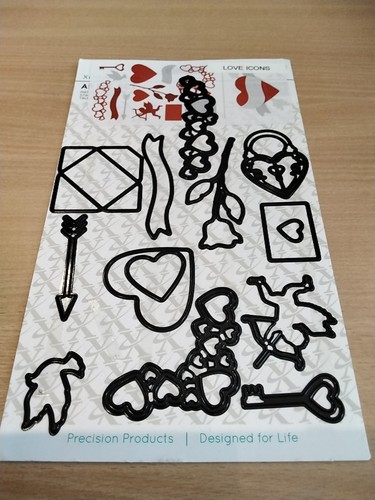 Xcut metal dies love - a5,,