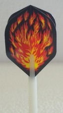 McCoy Power Max Standard Solid Flames on Fire Dart Flight