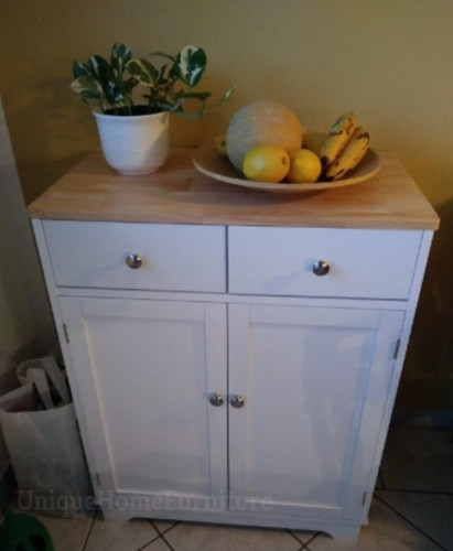 Wooden side cabinet shabby - wooden,