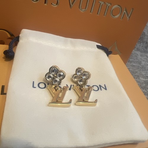 Louis vuitton gold earring - lv,