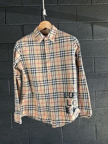 Burberry men cotton check - cotton,