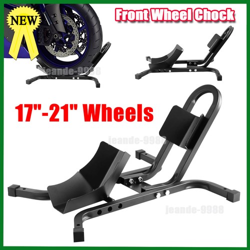Front wheel chock motorbike - front,