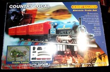 Hornby R904 Country Local Train Set - Loco, 3 Coaches. Contents Excellent