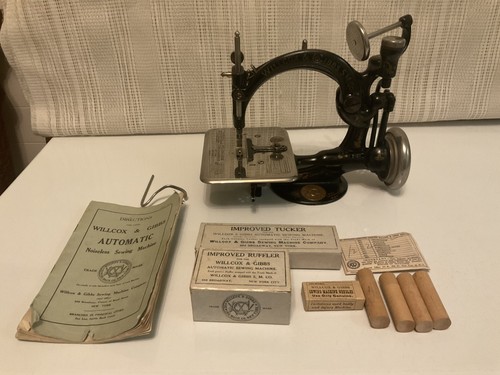 Antique wilcox gibbs sewing - wilcox,
