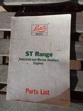 Lister ST range  engine parts